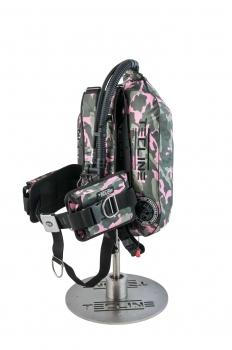 Tecline Peanut 16 Komfort Set Lady Pink Camo mit Alu Plate